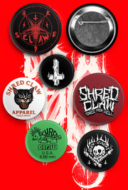 Shredders Buttons 6-Pack